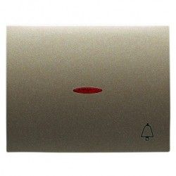 TECLA VISOR Y SIMBOLO CAMPANA COBRE SATEN NIESSEN OLAS 8404.3 CS