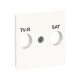 TAPA DE TV-SAT BLANCA SCHNEIDER UNICA NEW NU944118