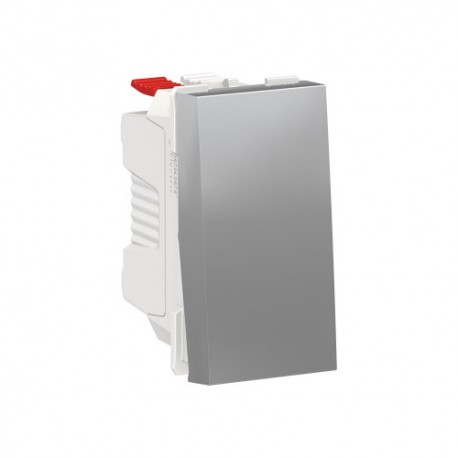 INTERRUPTOR ALUMINIO ESTRECHO SCHNEIDER UNICA NEW NU310130