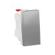 CONMUTADOR ALUMINIO ESTRECHO SCHNEIDER UNICA NEW NU310330