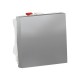 PULSADOR ALUMINIO SCHNEIDER UNICA NEW NU320630