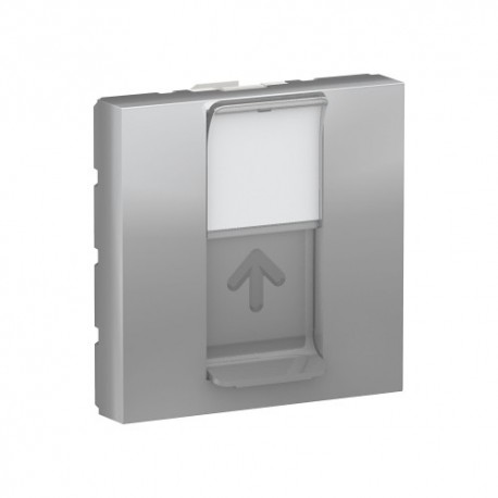 TAPA DE DATOS RJ45 ALUMINIO SCHNEIDER UNICA NEW NU946130