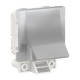 TAPA DE SALIDA DE CABLES ALUMINIO SCHNEIDER UNICA NEW NU386230