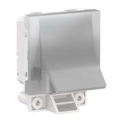 TAPA DE SALIDA DE CABLES ALUMINIO SCHNEIDER UNICA NEW NU386230