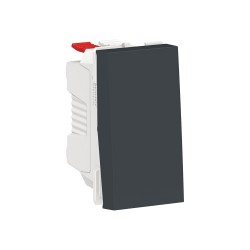 CONMUTADOR ANTRACITA ESTRECHO SCHNEIDER UNICA NEW NU310354