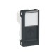 TAPA DE DATOS RJ45 ANTRACITA ESTRECHA SCHNEIDER UNICA NEW NU946054