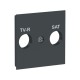 TAPA DE TV-SAT ANTRACITA SCHNEIDER UNICA NEW NU944154