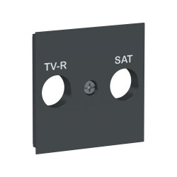 TAPA DE TV-SAT ANTRACITA SCHNEIDER UNICA NEW NU944154