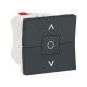 INTERRUPTOR PARA PERSIANA ANTRACITA SCHNEIDER UNICA NEW NU320854