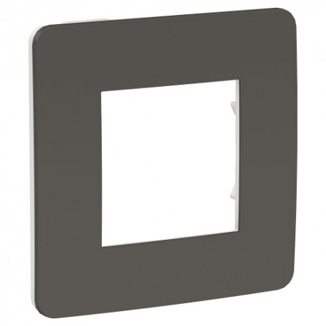 MARCO 1 ELEMENTO STUDIO GRIS-BLANCO SCHNEIDER NEW UNICA NU280221