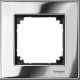 MARCO 1 ELEMENTO GRIS CROMO BRILLO SCHNEIDER ELEGANCE MTN403139