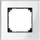 MARCO 1 ELEMENTO GRIS BLANCO CRISTALINO SCHNEIDER ELEGANCE MTN404119