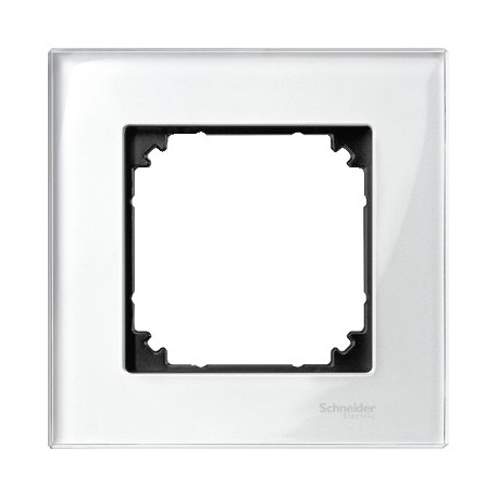 MARCO 1 ELEMENTO GRIS BLANCO CRISTALINO SCHNEIDER ELEGANCE MTN404119