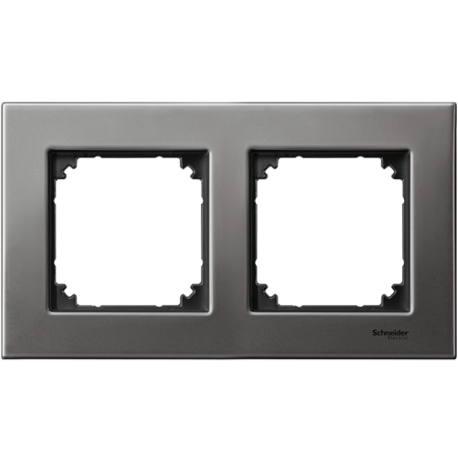 MARCO 2 ELEMENTOS GRIS RODIO SCHNEIDER ELEGANCE MTN403214