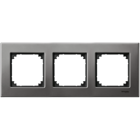 MARCO 3 ELEMENTOS GRIS RODIO SCHNEIDER ELEGANCE MTN403314