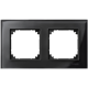 MARCO 2 ELEMENTOS GRIS NEGRO CRISTALINO SCHNEIDER ELEGANCE MTN404203
