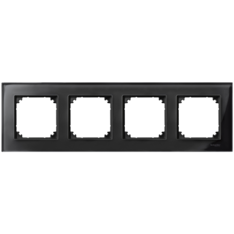 MARCO 4 ELEMENTOS GRIS NEGRO CRISTALINO SCHNEIDER ELEGANCE MTN404403