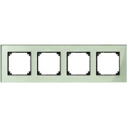 MARCO 4 ELEMENTOS GRIS VERDE CRISTALINO SCHNEIDER ELEGANCE MTN404404