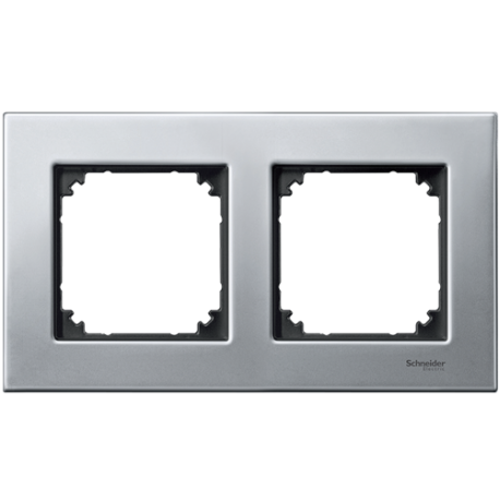 MARCO 2 ELEMENTOS ACERO SCHNEIDER ELEGANCE MTN403260