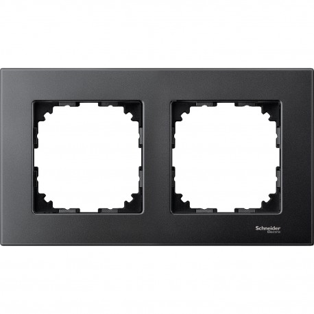 MARCO 2 ELEMENTOS ANTRACITA SCHNEIDER ELEGANCE MTN4020-3114
