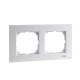 MARCO 2 ELEMENTOS BLANCO ACTIVO SCHNEIDER ELEGANCE MTN4020-3035
