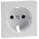 TAPA BLANCA PARA BASE DE ENCHUFE SCHUKO 2P+TT LATERAL SCHNEIDER ELEGANCE MTN2330-0325