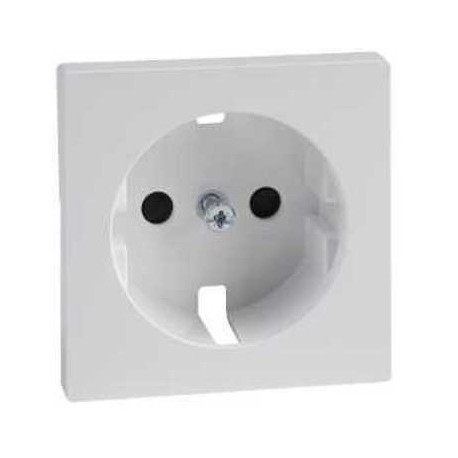 TAPA BLANCA PARA BASE DE ENCHUFE SCHUKO 2P+TT LATERAL SCHNEIDER ELEGANCE MTN2330-0325