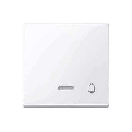 TECLA BLANCA CON SIMBOLO TIMBRE Y VISOR SCHNEIDER ELEGANCE MTN435825