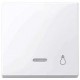 TECLA BLANCA CON SIMBOLO LUZ Y VISOR SCHNEIDER ELEGANCE MTN435925