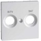 TAPA BLANCA PARA TOMA DE R-TV/SAT SCHNEIDER ELEGANCE MTN469825