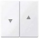 TECLA DOBLE BLANCA PARA TOMA DE PERSIANAS SCHNEIDER ELEGANCE MTN432425