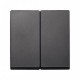 TECLA DOBLE ANTRACITA SCHNEIDER ELEGANCE MTN433514