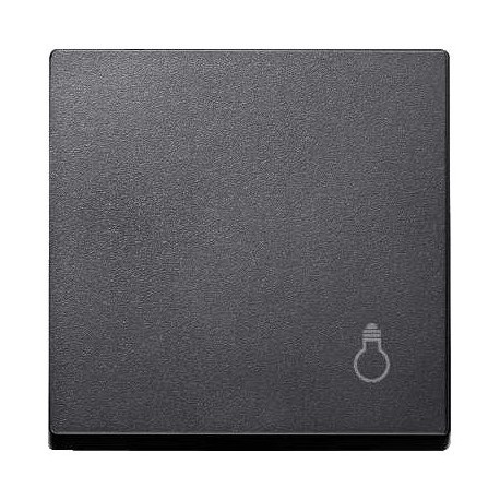 TECLA ANTRACITA CON SIMBOLO LUZ SCHNEIDER ELEGANCE MTN439914