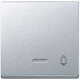 TECLA ALUMINIO CON SIMBOLO TIMBRE Y VISOR SCHNEIDER ELEGANCE MTN430860