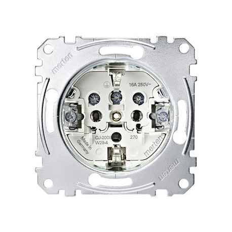 BASE DE ENCHUFE SCHUKO 2P+TT LATERAL SCHNEIDER ELEGANCE MTN2400-0000