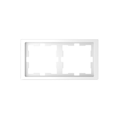 MARCO 2 ELEMENTOS BLANCO ARTICO SCHNEIDER D-LIFE MTN4020-6535