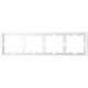 MARCO 4 ELEMENTOS BLANCO ARTICO SCHNEIDER D-LIFE MTN4040-6535