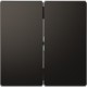 TECLA DOBLE ANTRACITA SCHNEIDER D-LIFE MTN3400-6034