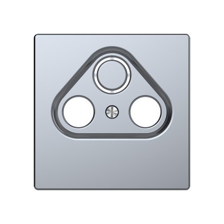 TAPA TV/SAT/FM ALUMINNIO SCHNEIDER D-LIFE MTN4123-6036