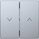 TECLA DOBLE DE PERSIANA ALUMINNIO SCHNEIDER D-LIFE MTN3855-6036