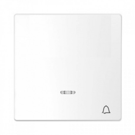 TECLA CON VISOR Y SIMBOLO CAMPANA BLANCO ARTICO SCHNEIDER D-LIFE MTN3325-6035