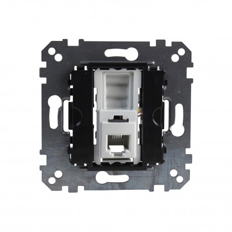 TOMA DE TELEFONO RJ11 4 CONTACTOS SCHNEIDER ELEGANCE MTN4463501