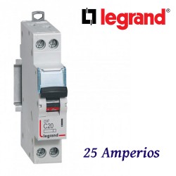 AUTOMATICO MAGNETOTERMICO DX3 6/10KA 25A 1 MODULO LEGRAND 407726