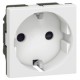 BASE DE ENCHUFE BLANCA 2P+T 16A LEGRAND MOSAIC 077211