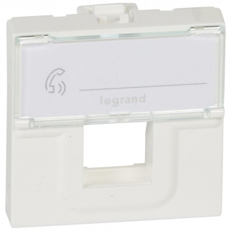 ADAPTADOR BLANCO PARA TOMA RJ45 LEGRAND MOSAIC 078604