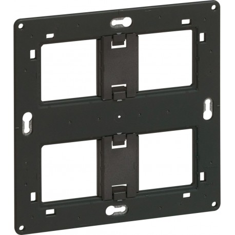 SOPORTE PARA CAJA DE 2x4 MODULOS LEGRAND MOSAIC 080264