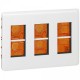 CAJA EMPOTRAR 2x6 MODULOS + MARCO + SOPORTE LEGRAND MOSAIC 078873