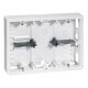 CAJA PARA PUESTO DE TRABAJO 2x8 MODULOS LEGRAND MOSAIC 080278