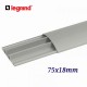 CANALETA DE SUELO GRIS 75x18MM DLP LEGRAND 030093