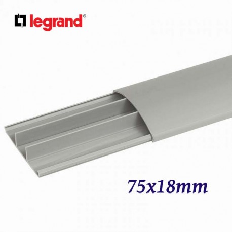 CANALETA DE SUELO GRIS 75x18MM DLP LEGRAND 030093